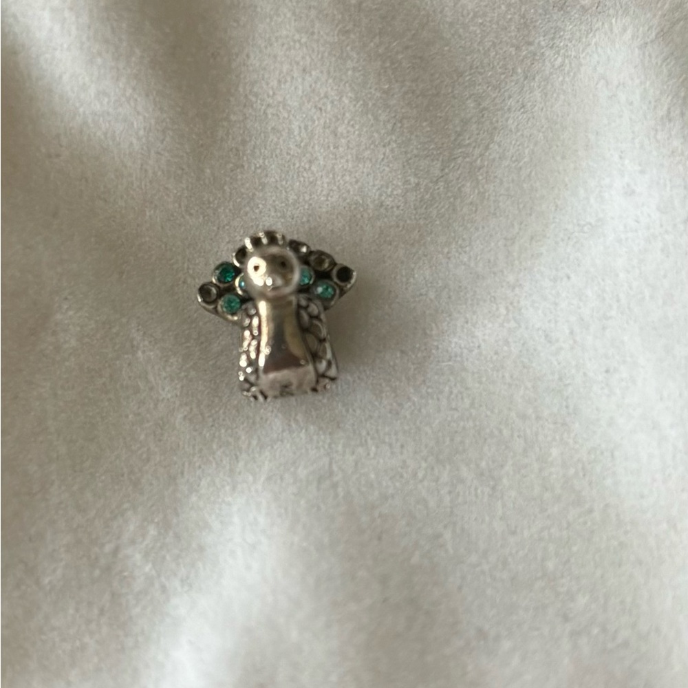 Pandora peacock charm